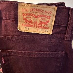 Levi’s maroon pants